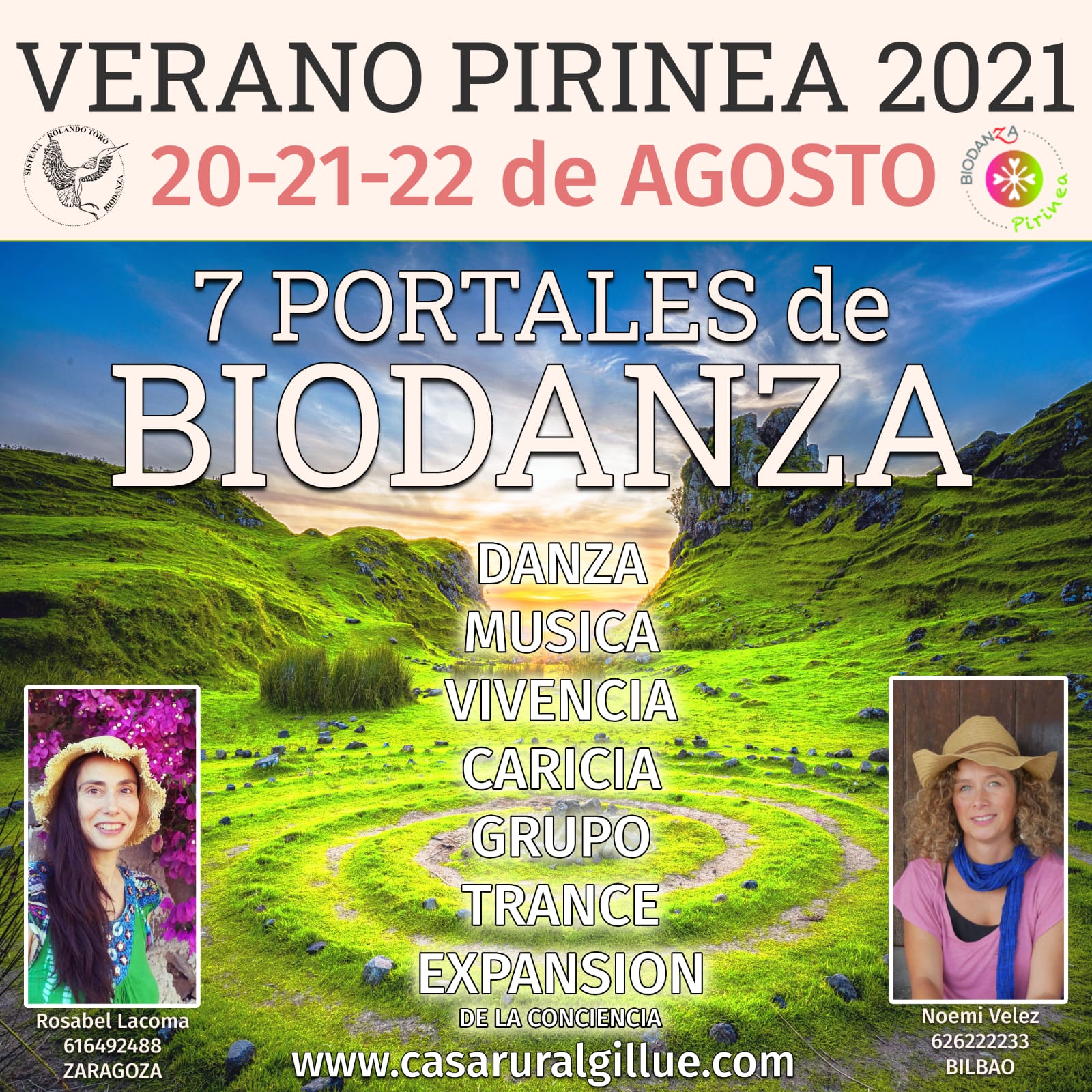 7 Portales de Biodanza. Agosto 2021