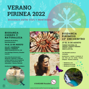 Lee más sobre el artículo Biodanza verano: 2 residenciales en Pirineos 2022