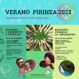 Lee más sobre el artículo Biodanza en Verano.  2 opciones para danzar en Pirineos en 2023
