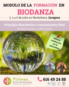 Lee más sobre el artículo Biodanza 2026. Fechas:  3-4-5 de Julio en Montañana. Zaragoza