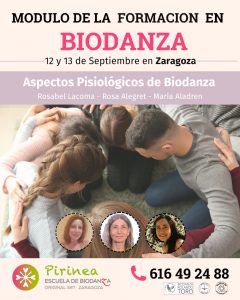 Lee más sobre el artículo Biodanza 2026. Fechas:  12-13 de Septiembre en Zaragoza